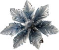 Enchanted frost flower. Frost flower clipart for decoration.