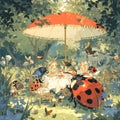 Enchanted Garden Party, Posh Insects and Fluttering Butterflies