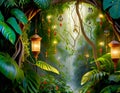 Enchanted Jungle Royalty Free Stock Photo