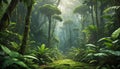 Enchanted Jungle Wilderness Royalty Free Stock Photo