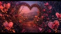 enchanted love forest in valentines day pragma