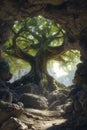 The Enchanted Oak: A Wood Elf\'s Life Inside a Cave of Arcane App