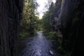 Enchanted part of the Edmund Gorge in Bohemian Switzerland Royalty Free Stock Photo