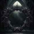 Gothic Dragon Rings Fantasy Wall Art Wallpaper