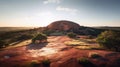 The Enchanted Rock Texas - made with Generative AI tools Royalty Free Stock Photo