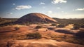 The Enchanted Rock Texas - made with Generative AI tools Royalty Free Stock Photo