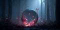 Enchanted Sphere Mystical Forest Scene Royalty Free Stock Photo