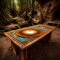 Enchanted Tableau: Forest Table of Life