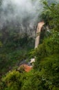 Enchanted waterfall in the Misiones region, North Argentina