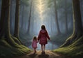 Enchanted Wilderness: Mother and Daughter Bonding