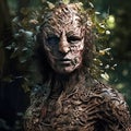 Enchanted Woodland Creature: Half-Human, Half-Forest Spirit - generative AI