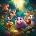 Enchanted Woodland: Whimsical Forest Friends