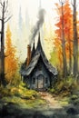 Into the Enchanted Woods: A Fairy Tale Cabin in the Forest