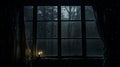 Enchanting Abandoned House: A Goblincore Window With Forestpunk Aesthetics