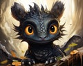 The Enchanting Adventures of a Cute Cartoon Dragon in a World of