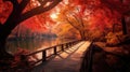 Enchanting Autumn Scenery Filled With Magic And Wonder