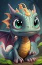 Enchanting Baby Dragon