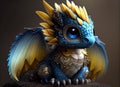 The Enchanting Blue Dragon: A Closeup Look at the Cutest Creature in the World