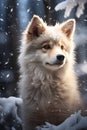 Enchanting Canine: A Miniature Fox with Honey-Colored Eyes in Dr