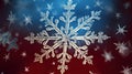 Enchanting Christmas Snowflake Background. Generative AI