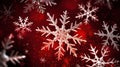 Enchanting Christmas Snowflake Background. Generative AI