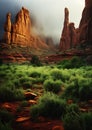 Enchanting Contrasts: Exploring the Majestic Desert Mountains an