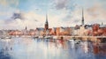 Enchanting Copenhagen: A Whimsical Impressionistic Canvas Revealed