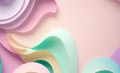 Enchanting 3D Pastel Colors Background: Dive into a Dreamy Visual Wonderland.