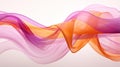 Enchanting Dance of Vibrant Love: Abstract Swirls in Pink, Purple, and Orange