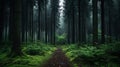 Enchanting Dark Forest Path: A Captivating Journey Through Nature\'s Mysteries
