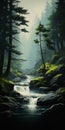 Enchanting Depths: A Serene Journey Through the Stream Forest