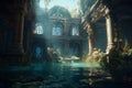 Enchanting Depths: Sunken Palace, Mermaids & Seaweed in 8k Concept Art