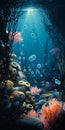 Enchanting Depths: A Vibrant Underwater World of Corals, Fish, a