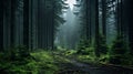 Enchanting European Forest: A Captivating Journey Through Nature\'s Beauty Royalty Free Stock Photo