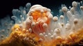 Enchanting Exploration: Super Macro Absorption of Soap Foam Royalty Free Stock Photo