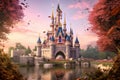 Enchanting fairytale castles with nature motifs - Generative AI