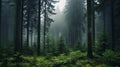 Enchanting Foggy Forest: Captivating Nature-inspired Imagery In 8k Resolution