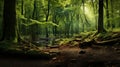Enchanting Forest: A Fantasy-inspired Romantic Scenery