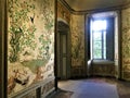 Enchanting Govone castle`s Chinese rooms, Piedmont region, Italy. Art, architecture, history and elegance