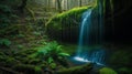 Enchanting Hidden Waterfall at Blue Hour