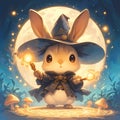 Magical Rabbit Illustration