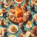 Mice Social Gathering: A Cheese Tasting Extravaganza!