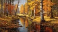 Enchanting landscape in autumn Royalty Free Stock Photo