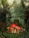 Enchanting Magical Fairy Woods Concept Royalty Free Stock Photo