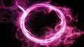 Enchanting magical pink fire light effect, casting a dreamy and captivating glow, Ai Generated