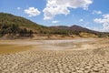 Enchanting Mountain Lake with Yellow Water in Mornag, Tunis, Tunisia