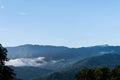 Mystical Mist mountains Royalty Free Stock Photo