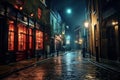 Enchanting Night london street. Generate Ai