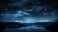 Enchanting Night Sky with Stars. Generative ai