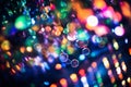 Enchanting Nightclub Lights: Vibrant Bokeh Orbs in a Dreamy Dance Floor